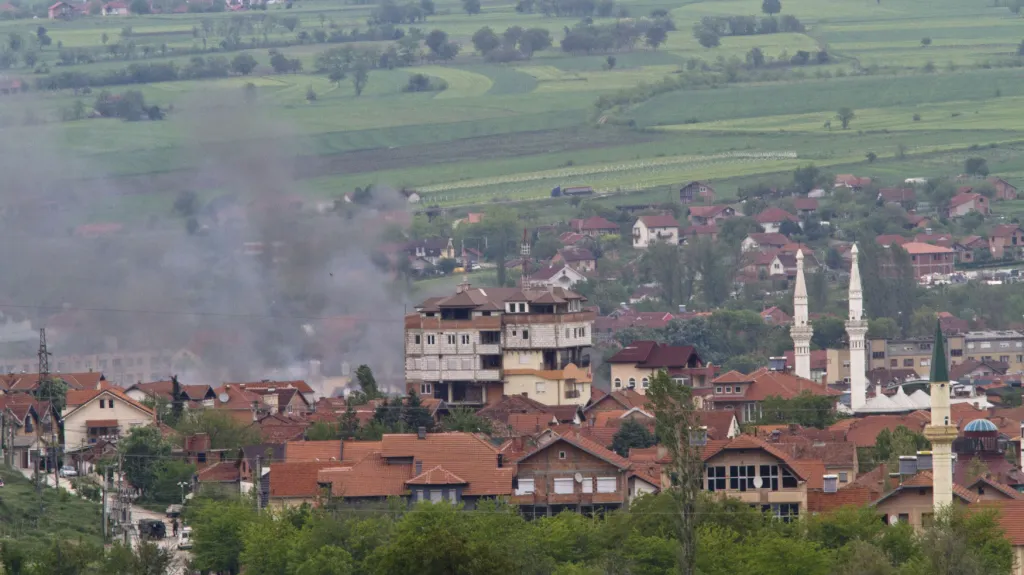 Policejní zásah v makedonském Kumanovu