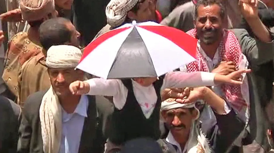 Jemenci slaví Sálihův odchod ze země