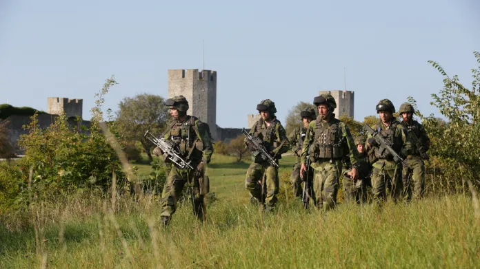 Švédská armáda na Gotlandu