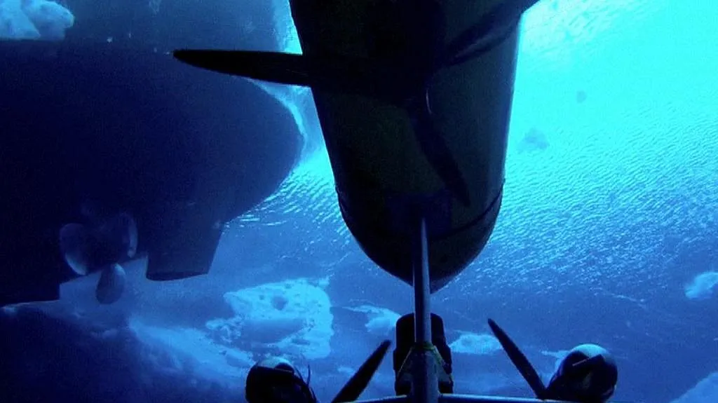 Podvodní robot v Antarktidě