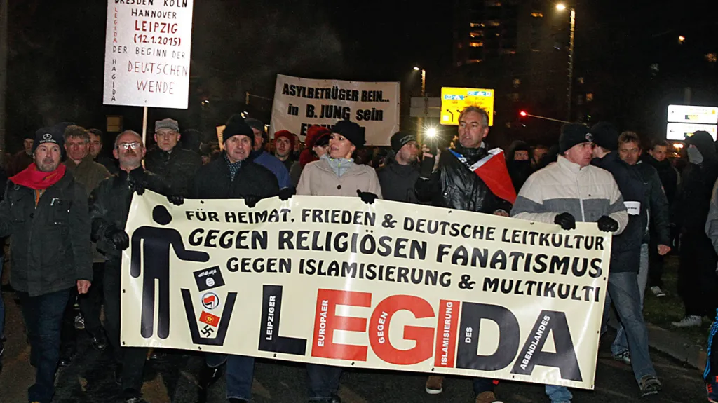 Demonstrace Legidy v Lipsku