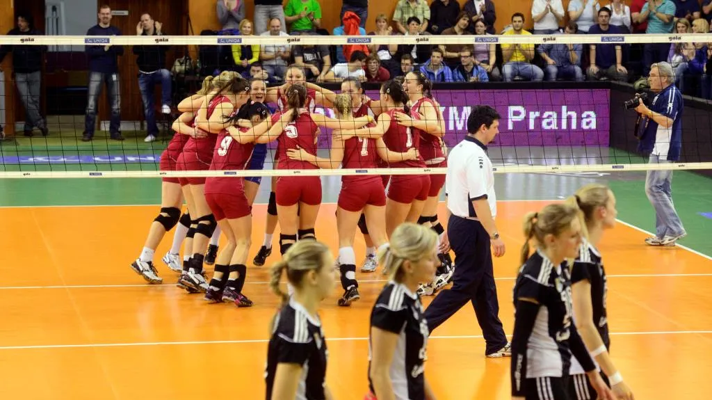 Volejbalistky Olympu Praha