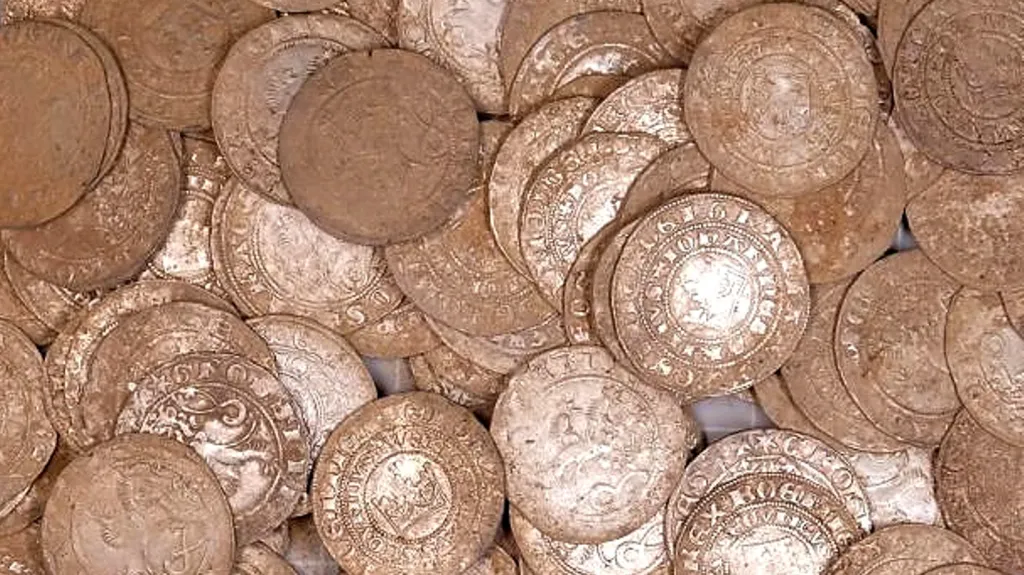 Nalezené mince ze 14. století