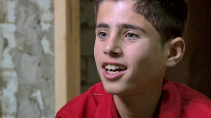 Třináctiletý syrský uprchlík Baha