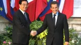 Chu Ťin-Tchao a Nicolas Sarkozy