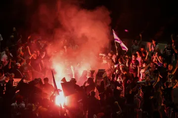 Protivládní demonstrace v Jeruzalémě byla zřejmě největší od začátku války Izraele s Hamásem
