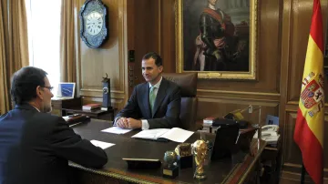 Filip VI. a Mariano Rajoy