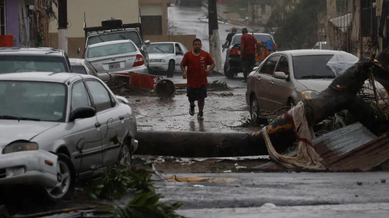 Portoriko po přechodu hurikánu Maria
