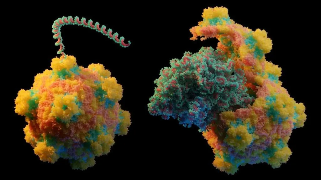 Vizualizace vazeb viru