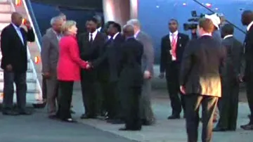Hillary Clintonová přicestovala do Keni