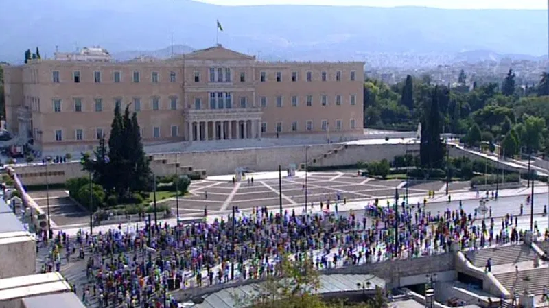 Generální stávka v Řecku