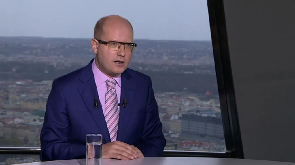 Premiér Bohuslav Sobotka v OVM