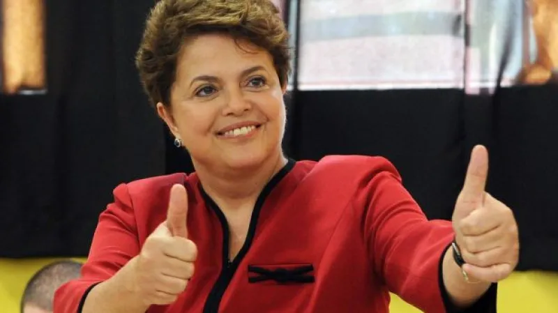 První kolo brazilských voleb vyhrála Rousseffová