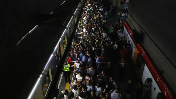 Stanice metra v brazislkém Sao Paulu