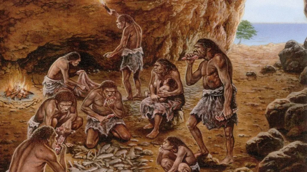 Rekonstrukce života v jeskyni Lazaret