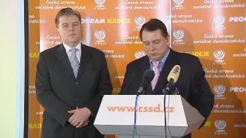 Miloslav Vlček a Jiří Paroubek