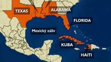Mexický záliv ohrožuje hurikán Gustav