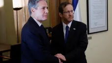 Ministr zahraničí USA Antony Blinken se setkal s izraelským prezidentem Jicchakem Herzogem