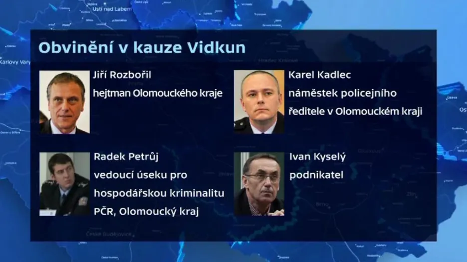 Obvinění v kauze Vidkun