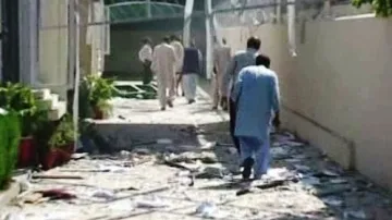 Následky útoku na budovu OSN v Islámábádu
