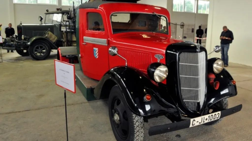 Expozice hasičského muzea ve Zbirohu