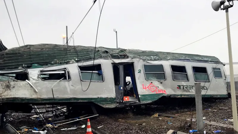 Nehoda vlaku u Milána