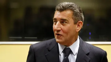 Ante Gotovina po vyslechnutí osvobozujícího rozsudku