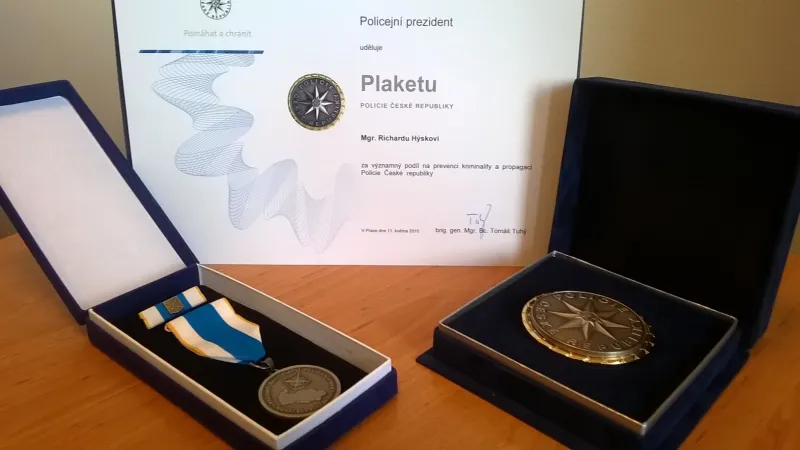 Ocenění pro Richarda Hýska, dramaturga pořadu Na stopě