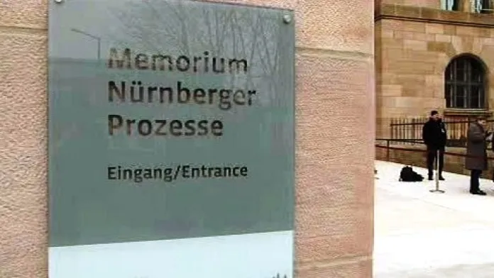 Výstava o norimberských procesech