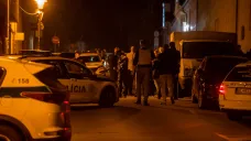 Policie blízko místa střelby