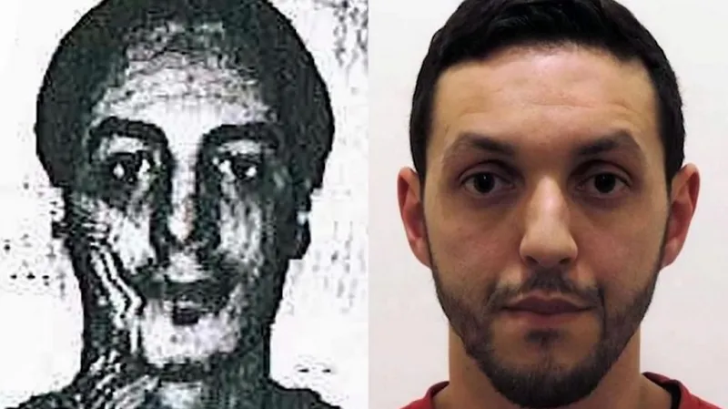 Najim Laachraoui (vlevo) a Mohamed Abrini (vpravo)