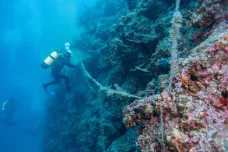 Chorvatští potápěči zbavovali mořské dno starých rybářských sítí
