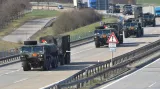 Českem projel vojenský konvoj NATO