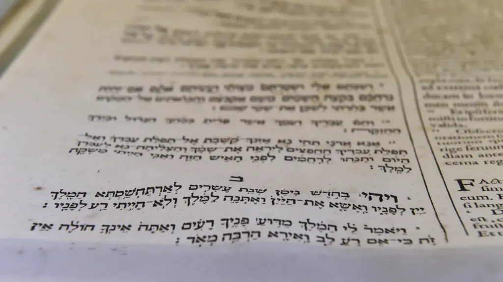 Bible obsahuje paralelní hebrejsko-latinský a řecko-latinský překlad
