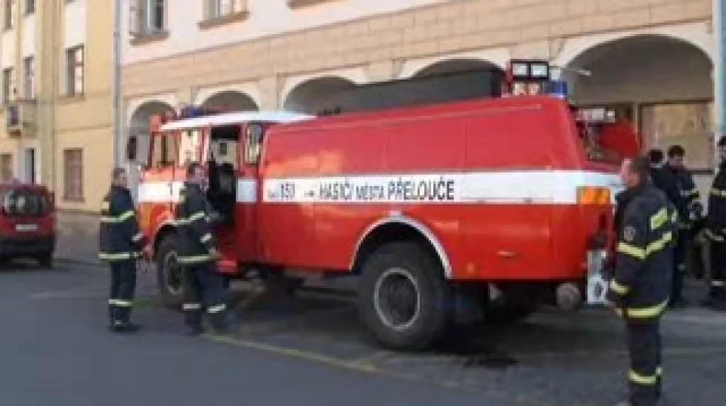 Hasičský zásah v Přelouči