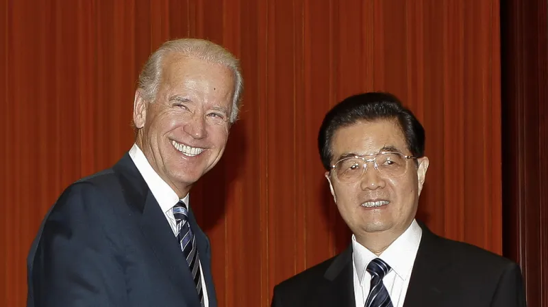 Joe Biden a Chu Ťin-tchao