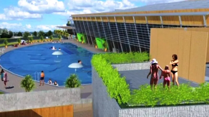 Vizualizace pasohlávského akvaparku