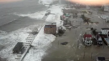 Zaplavené pobřeží Atlantic City