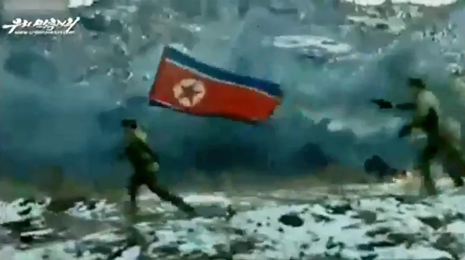 Severokorejská invaze na jih v propagandistickém videu