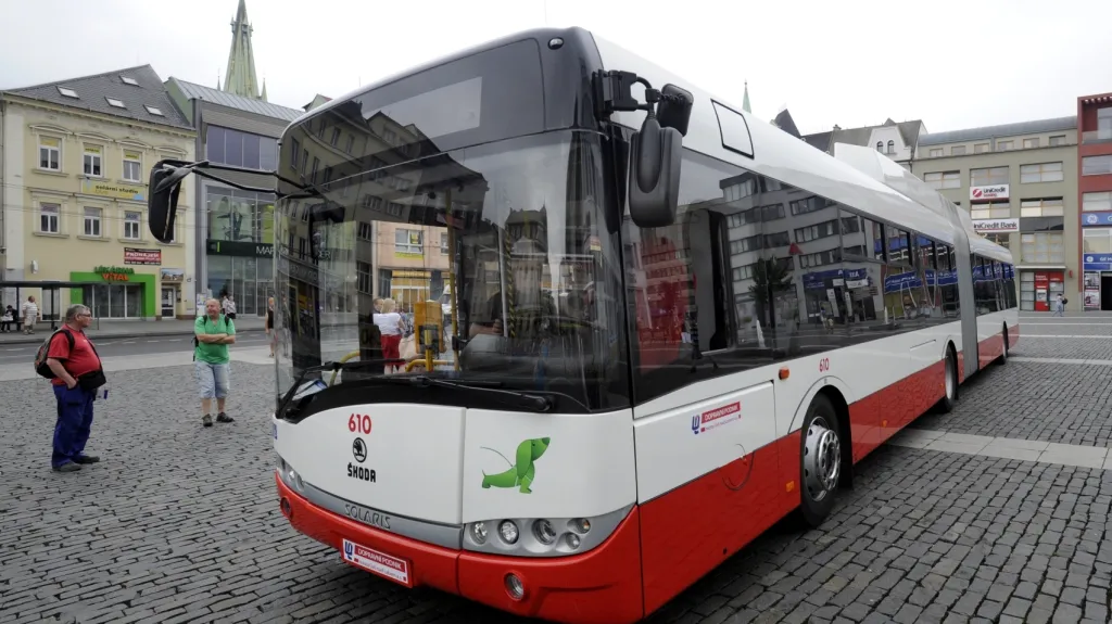 Nové trolejbusy v Ústí nad Labem
