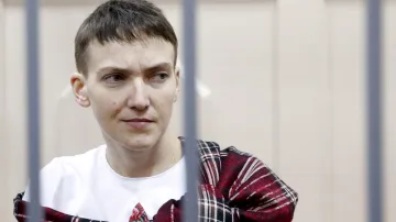 Savčenková před jedním ze soudních líčení