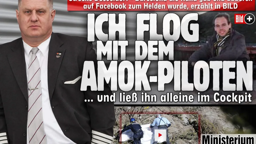 I já jsem nechal Lubitze samotného v kokpitu, vzpomíná pilot Frank Woiton
