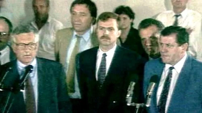 Václav Klaus a Vladimír Mečiar