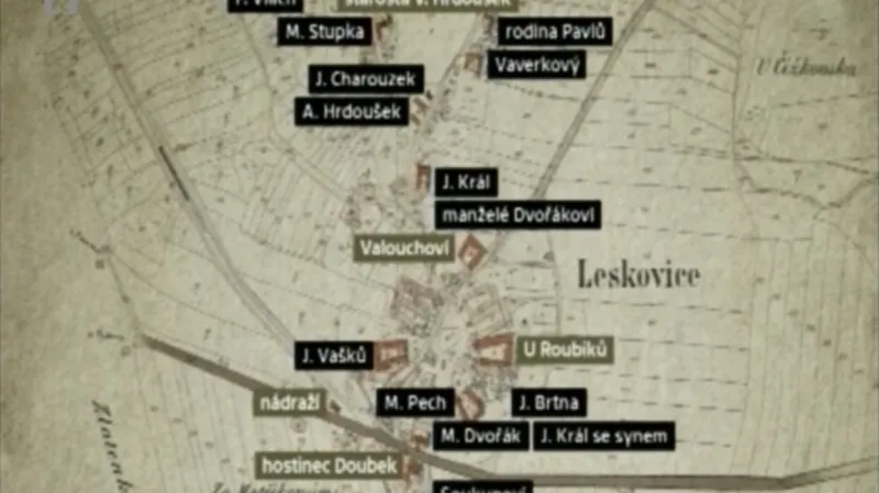 Leskovice v květnu 1945