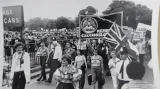 Protest proti invazi na Trafalgarském náměstí v roce 1978