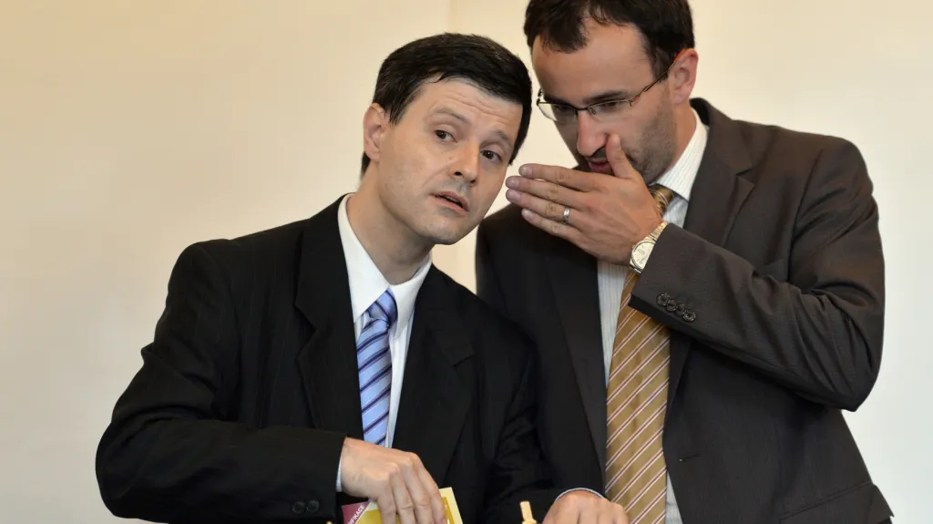 Pavel Hasenkopf a jeho advokát Petr Kočí