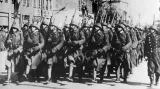 Vojenská přehlídka uspořádaná 14. března 1940 v Bratislavě k prvnímu výročí vyhlášení Slovenského státu.