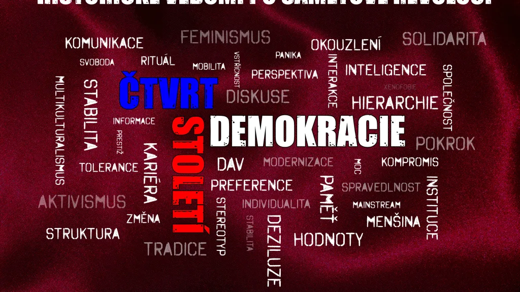 Plakát k cyklu Čtvrtstoletí demokracie