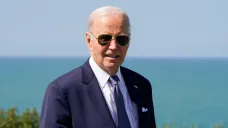 Americký prezident Joe Biden v Normandii