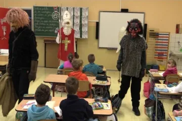 Mikuláš, andělé a čerti v Okříškách